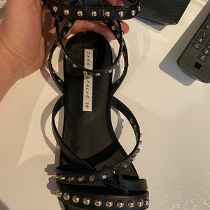 Zara Studded Sandals EU38/US7.5